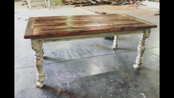 6 Foot Farmhouse Table Set 5 small