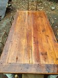 8 Foot Antique Oak Farmhouse Table 4 small