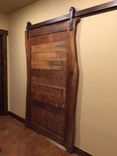 Live Edge Pecan Sliding Barn Door 3 small