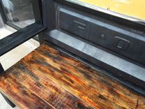 Black And Orange Ford Tailgate Bench 4 small