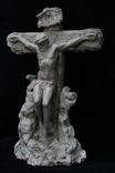 Crucifixion Sculpture.  8 Inch Tall Crucifix. 3 small