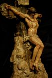 Crucifixion Sculpture.  8 Inch Tall Crucifix. 6 small
