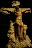 Crucifixion Sculpture.  8 Inch Tall Crucifix. 8 small