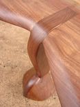 Sculptural Mid Century Modern Walnut Live Edge Coffee Table Organic Chic Rustic Fantasy Furniture 3 small