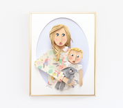Mom And Baby Custom Paper Portrait 5 X 7 1 small
