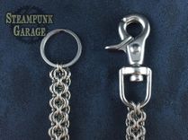 Wallet Chain - Stainless Steel - Inverted Round 6 small