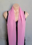 Dusty Rose Chiffon Scarf 2 small