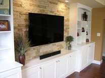 Arched Door Bank Display Cases Library Tv Entertainment System 3 small