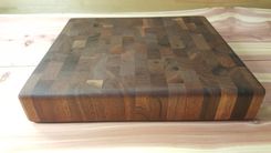 Walnut End Grain Cutting Board 2 small