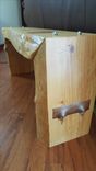Fusion Live Edge Knotty Pine Walnut Insert Stainless Steel 3 small