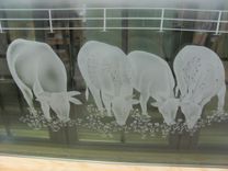 Etched Glass For Bedroom, Kitchen, Pantry, Interior Doors Or Windows 2 small