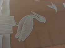 Etched Glass For Bedroom, Kitchen, Pantry, Interior Doors Or Windows 4 small