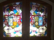 Stained Glass Window Panel, Transom, Privacy Panel, Cabinet Inserts, Sidelights, Sky Lights 3 small