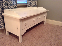 Bench / Distressed Bench / Storage Bench 2 small