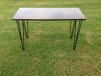 Hairpin Leg Desk / Mid Century Modern Desk 2 small