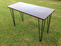 Hairpin Leg Desk / Mid Century Modern Desk 4 small