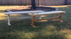 Trestle Bench In Maple 2 small