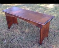 Antique Style Bench Distressed 1 small