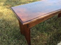 Antique Style Bench Distressed 2 small