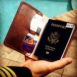 Passport Cover, Leather Passport Cover, Travel Wallet 1 small