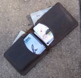 Leather Wallets, Slim Bifold Wallet, Minimalist Wallet 2 small