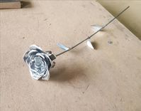 Galvanized Sheet Metal Rose 1 small