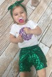 Little Mermaid First Birthday Outfit For Baby Girls 2 small