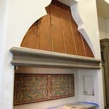 Custom Antique Style Cast Stone Range Hood 5 small