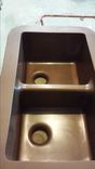 Sink  Custom  Concrete Gfrc Concrete Copper Sink 36'' 3 small