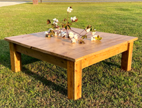 Rustic White Cedar Coffee Table 1 small