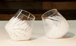 Swoon Revolving Wine Glass Pair 3 small