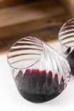 Optic Twist Revolving Wine Glass Pair 2 small