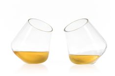 Revolving Rocks Wine Glass Pair 2 small