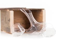 Tad Twosome Decanter And Wine Glass Set 2 small