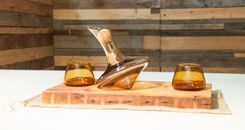 Tad Twosome Decanter And Wine Glass Set 3 small