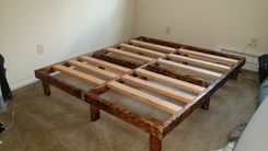 Wood Bed 3 small