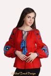 Linen Embroidered Blouse Ukrainian Blouse Doho Style Blouse Vita Kin Chicnationale Abaya Dress 2 small
