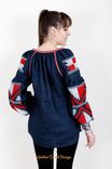 Chicnationale,  Boho Blouse Ukrainian Embroidered  Vita Kin Style 2 small