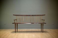 George Nakashima Style - Mid Century Modern Bench 1 small