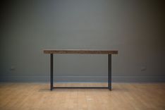 Industrial Wood And Steel Console Table 1 small