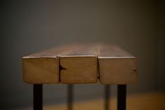 Industrial Wood And Steel Console Table 2 small