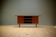 Mid Century Modern/Danish Modern Tv/Media Console Or Credenza/Sideboard 2 small