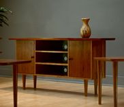 Mid Century Modern/Danish Modern Tv/Media Console Or Credenza/Sideboard 4 small