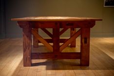 Rustic Farm Or Industrial Loft Dining/Conference Table 2 small