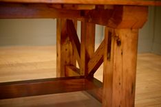 Rustic Farm Or Industrial Loft Dining/Conference Table 6 small
