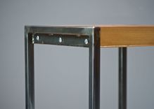 Urban Industrial Vintage - Steel And Reclaimed Wood Backless Bar Stool/Counter Stool 3 small