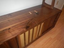 Mid Century Modern Danish Modern Credenza/Sideboard With Upper Shelves 5 small