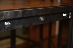 Urban Industrial Bistro/Pub Dining Table With 4 Stools 3 small