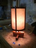 Modern Style Nakashima Inspired Wood Lamps 2 small