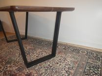Mid Century Modern Natural Edge Dining Table - Shown In Black Walnut 4 small